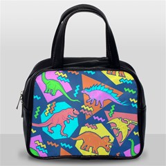 Dinosaur Pattern Classic Handbag (one Side) by Wav3s