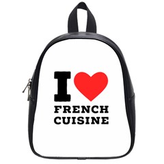 I Love French Cuisine School Bag (small) by ilovewhateva