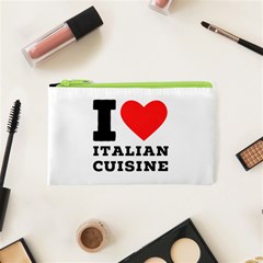 I Love Italian Cuisine Cosmetic Bag (xs) by ilovewhateva