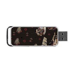 Vintage Tattoos Nautical Portable Usb Flash (two Sides) by Vaneshop