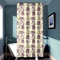 Beautiful Beauty Cartoon Cat Shower Curtain 36  X 72  (stall)  by Grandong