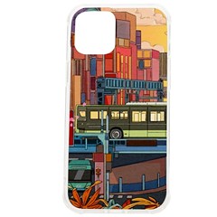 The City Style Bus Fantasy Architecture Art Iphone 12 Pro Max Tpu Uv Print Case by Grandong