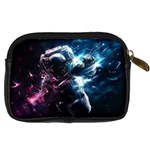 Psychedelic Astronaut Trippy Space Art Digital Camera Leather Case Back