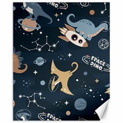 Space Theme Art Pattern Design Wallpaper Canvas 16  X 20  by Ndabl3x