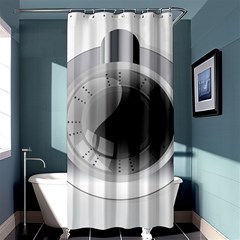 Washing Machines Home Electronic Shower Curtain 36  X 72  (stall)  by Cowasu