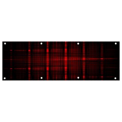 Black And Red Backgrounds Banner And Sign 9  X 3  by Amaryn4rt