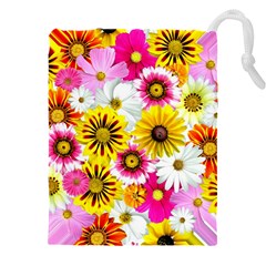 Flowers Blossom Bloom Nature Plant Drawstring Pouch (5xl) by Amaryn4rt