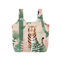 Kids Animals & Jungle Friends Full Print Recycle Bag (s) by Ravend