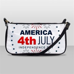 Independence Day Usa Shoulder Clutch Bag by Ravend