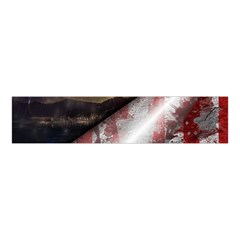 Independence Day Background Abstract Grunge American Flag Velvet Scrunchie by Ravend