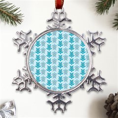 Sea Turtle Sea Animal Metal Large Snowflake Ornament by Dutashop