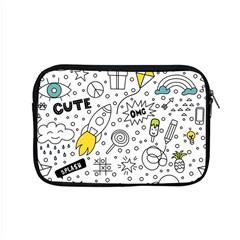 Set-cute-colorful-doodle-hand-drawing Apple Macbook Pro 15  Zipper Case by uniart180623