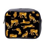 Seamless-exotic-pattern-with-tigers Mini Toiletries Bag (Two Sides) Front