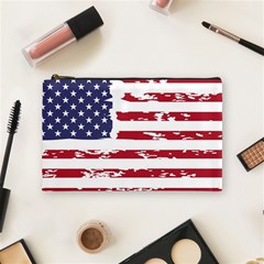 Flag Usa Unite Stated America Cosmetic Bag (medium) by uniart180623