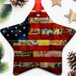 Usa Flag United States Star Ornament (Two Sides) Front