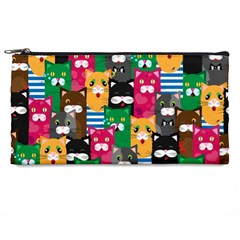 Cat Funny Colorful Pattern Pencil Case by uniart180623