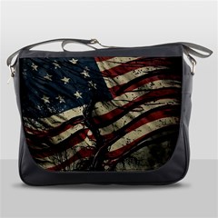 Flag Usa American Flag Messenger Bag by uniart180623