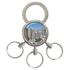 Building Sea Architecture Marina 3-ring Key Chain by Ravend