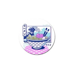 Ramen Kanji Vaporwave Artwork Minimalism Golf Ball Marker (4 Pack) by Bangk1t