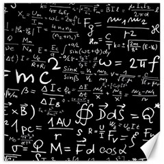 E=mc2 Text Science Albert Einstein Formula Mathematics Physics Canvas 16  X 16  by uniart180623