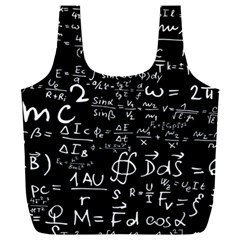 E=mc2 Text Science Albert Einstein Formula Mathematics Physics Full Print Recycle Bag (xxl) by uniart180623