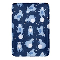 Bear Pattern Patterns Planet Animals Rectangular Glass Fridge Magnet (4 Pack) by uniart180623