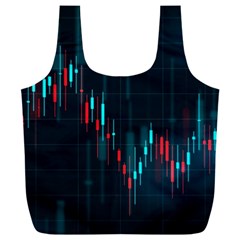 Flag Patterns On Forex Charts Full Print Recycle Bag (xxl) by uniart180623