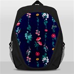 Flowers Pattern Bouquets Colorful Backpack Bag Front