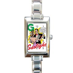 G Is For Gaslight Funny Dance1-01 Rectangle Italian Charm Watch by shoopshirt