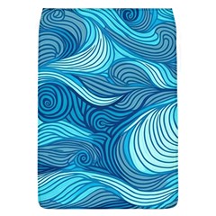 Ocean Waves Sea Abstract Pattern Water Blue Removable Flap Cover (l) by Simbadda