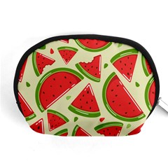 Cute Watermelon Seamless Pattern Accessory Pouch (medium) by Simbadda