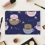 Cute Kittens Sleep Sweetly Mugs Cosmetic Bag (Large) Front