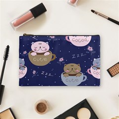 Cute Kittens Sleep Sweetly Mugs Cosmetic Bag (medium) by Simbadda