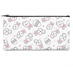 Cute Pattern With Easter Bunny Egg Pencil Case by Simbadda