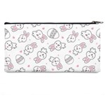 Cute Pattern With Easter Bunny Egg Pencil Case Back