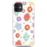 Easter Seamless Pattern With Cute Eggs Flowers iPhone 12/12 Pro TPU UV Print Case Front