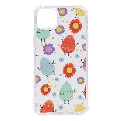 Easter Seamless Pattern With Cute Eggs Flowers Iphone 14 Plus Tpu Uv Print Case by Simbadda