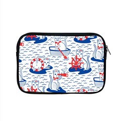 Nautical Cats Seamless Pattern Apple Macbook Pro 15  Zipper Case by Simbadda