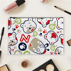 Animals Pattern Cosmetic Bag (large) by Simbadda