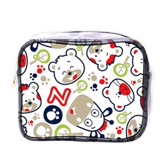 Animals Pattern Mini Toiletries Bag (one Side) by Simbadda