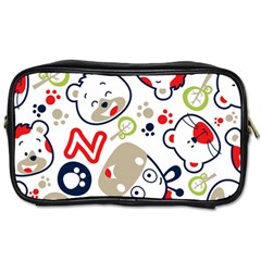 Animals Pattern Toiletries Bag (two Sides) by Simbadda