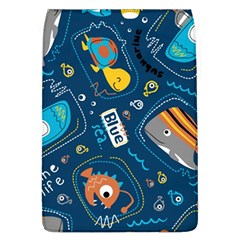 Seamless Pattern Vector Submarine With Sea Animals Cartoon Removable Flap Cover (l) by Simbadda