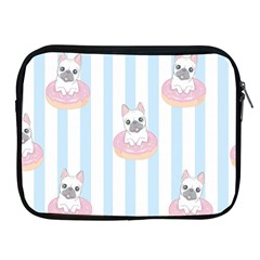 French-bulldog-dog-seamless-pattern Apple Ipad 2/3/4 Zipper Cases by Simbadda