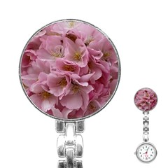 Cherry-blossoms Stainless Steel Nurses Watch by Excel