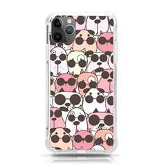 Cute-dog-seamless-pattern-background Iphone 11 Pro Max 6 5 Inch Tpu Uv Print Case by Simbadda