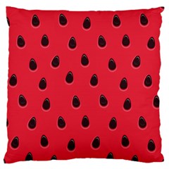 Seamless-watermelon-surface-texture Standard Premium Plush Fleece Cushion Case (one Side) by Simbadda