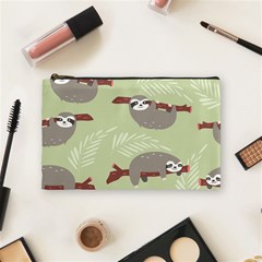 Sloths-pattern-design Cosmetic Bag (medium) by Simbadda