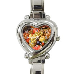 Fruits Heart Italian Charm Watch by Excel