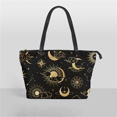 Asian-seamless-pattern-with-clouds-moon-sun-stars-vector-collection-oriental-chinese-japanese-korean Classic Shoulder Handbag by Simbadda