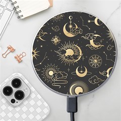 Asian-seamless-pattern-with-clouds-moon-sun-stars-vector-collection-oriental-chinese-japanese-korean Wireless Fast Charger(white) by Simbadda